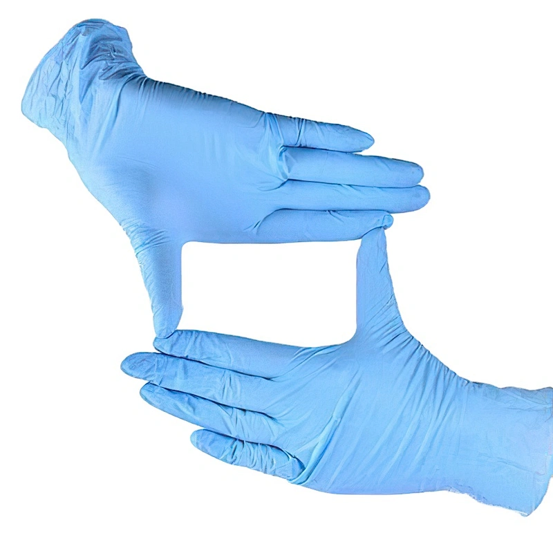 China quality manufacturers cheap price custom hand gloves Food Nitril Gloves Powder Free Nitrile Disposable Gloves