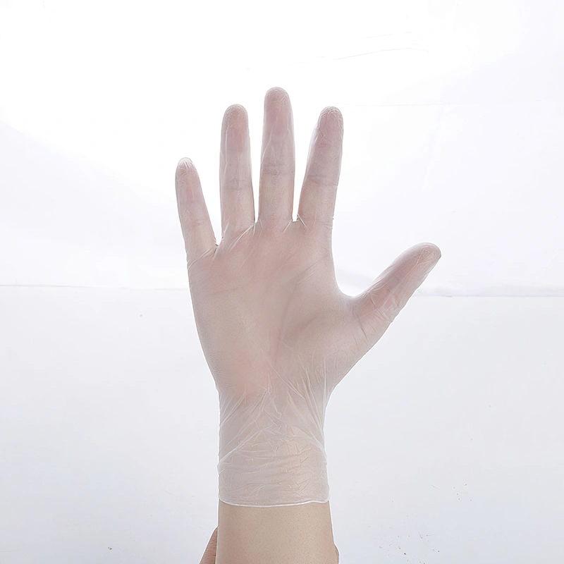 Manufacturers high quality disposable PVC gloves hand protection powder free VINYL safety gloves