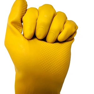 cheap prices rubber internal cotton spraying sterile latex surgical examination gloves