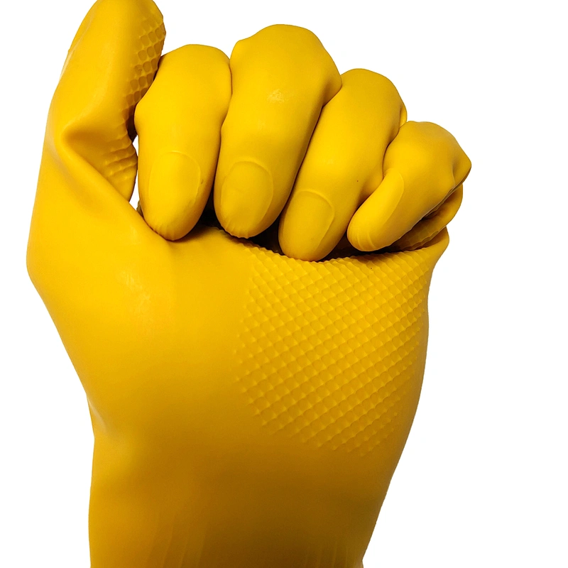 cheap prices rubber internal cotton spraying sterile latex surgical examination gloves