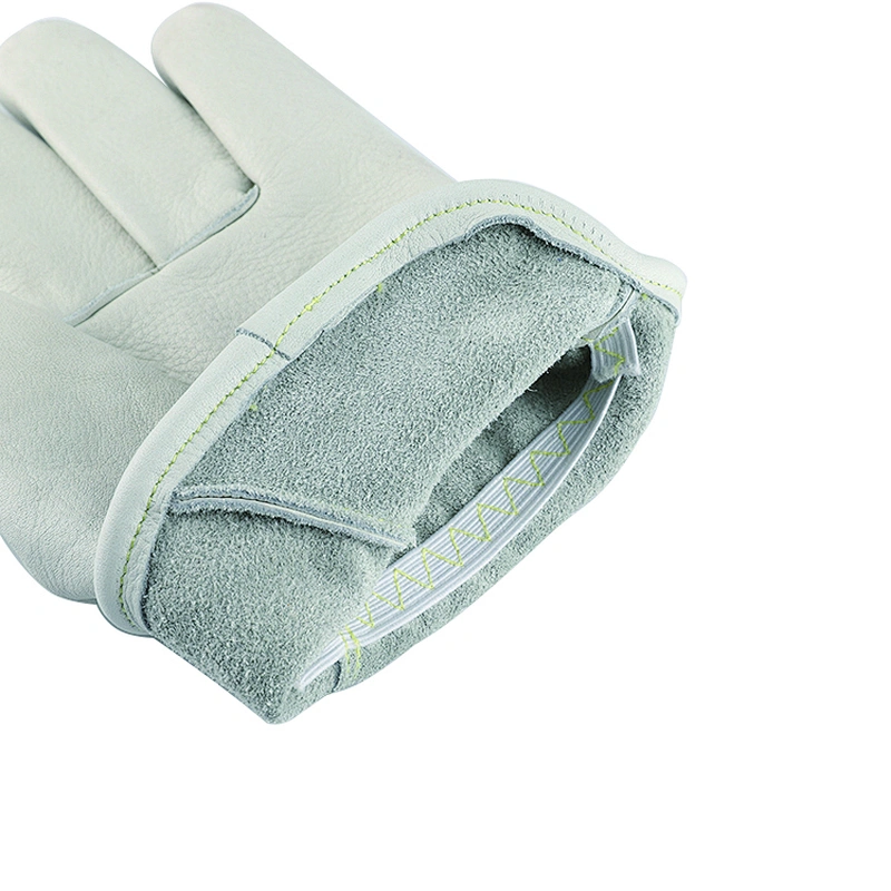 General purpose work safety protective leather grain working driver gloves for cycling
