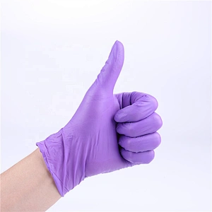 Cheap Purple Beauty Skin Friendly Nitrile Gloves Disposable Wholesale Salon For Lady Strong Nitrile Gloves Powder Free