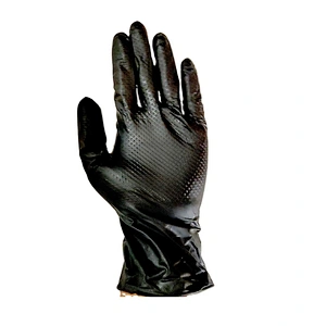 Superior Exam Small Large Disposable Diamond Grip Glove Nitrile Gloves For Food Handling