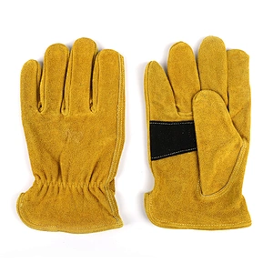high quality grade AB flexible thumb mens motorcycle winter work leather safety driver gloves