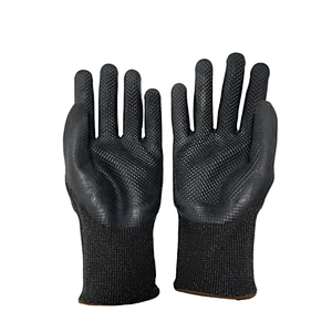 high quality hppe black food grade household kitchen best men hand cut resistant gloves
