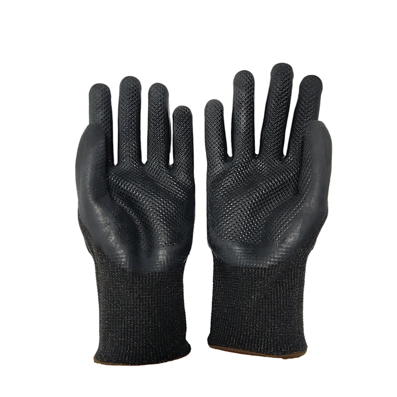 high quality hppe black food grade household kitchen best men hand cut resistant gloves