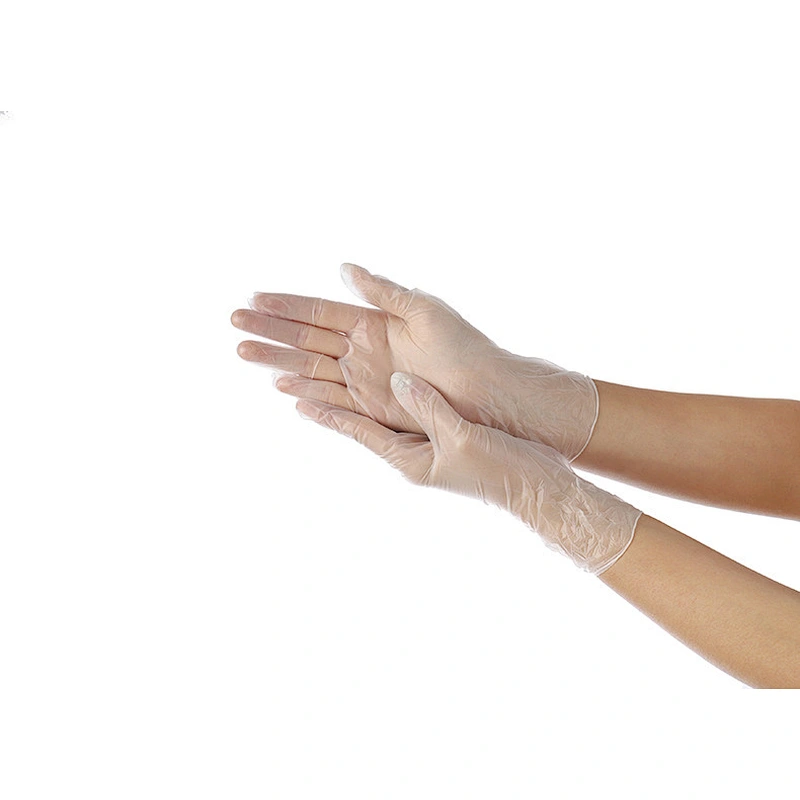 Hot sales disposable chemical PVC gloves   A bargain sale   safety  vinyl glove pvc