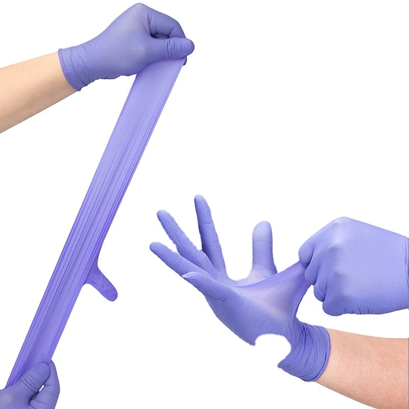 Best purple disposable Nitrile Gloves Wholesale  latex and nitrile gloves