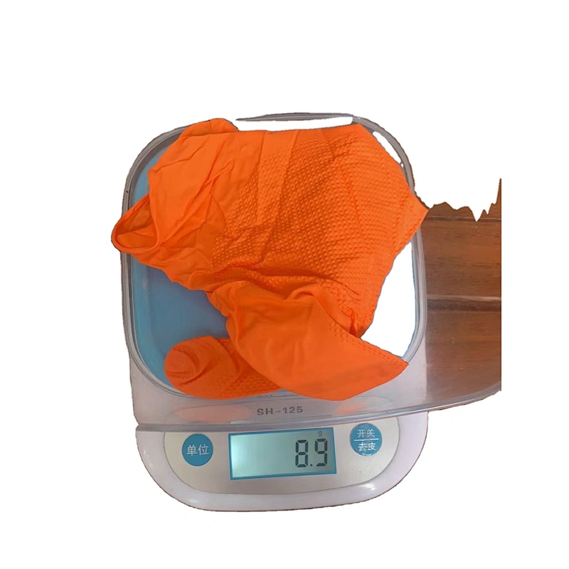 Wholesale nitrile gloves for women housework gloveworks orange nitrile disposable gloves