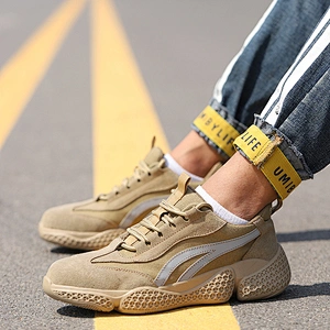 Men's Sport Puncture Proof Construction Industrial Work labor insurance steel head boots hiking safety shoes for Men