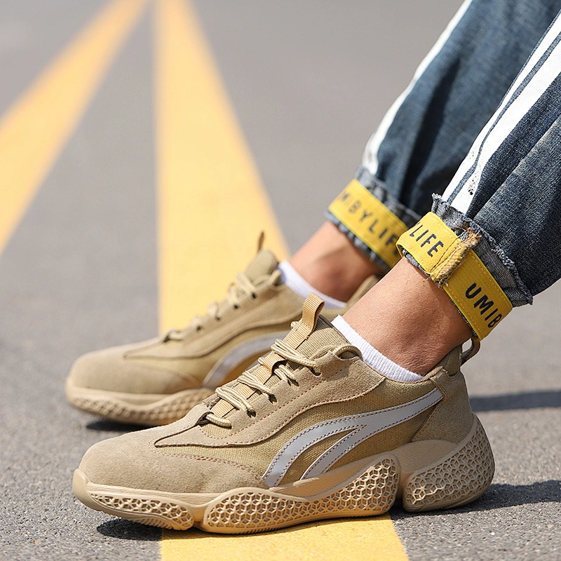 Men's Sport Puncture Proof Construction Industrial Work labor insurance steel head boots hiking safety shoes for Men