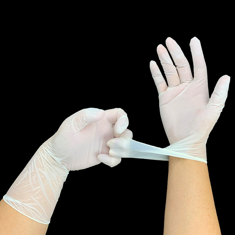 manufacturers white nitrile gloves  for women housework gloves 5 mil nitrile gloves