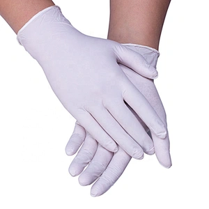 Cheap disposable powder free white/yellow examination high quality latex glove China wholesale pure nature latex gloves