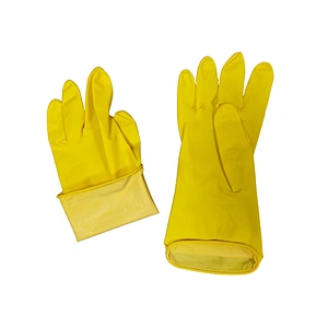 cheap household safety cuff long sleeve curved fingers rubber impact hand pvc glove