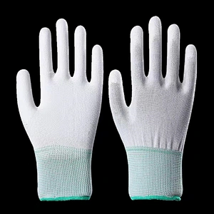 13Gauge Polyester and Nylon Shell With Polyurethane Coated Seamless Knit Glove