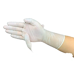 wear-resistant high quality powder free white nitrile gloves wholesale printing and dyeing industrial disposable gloves