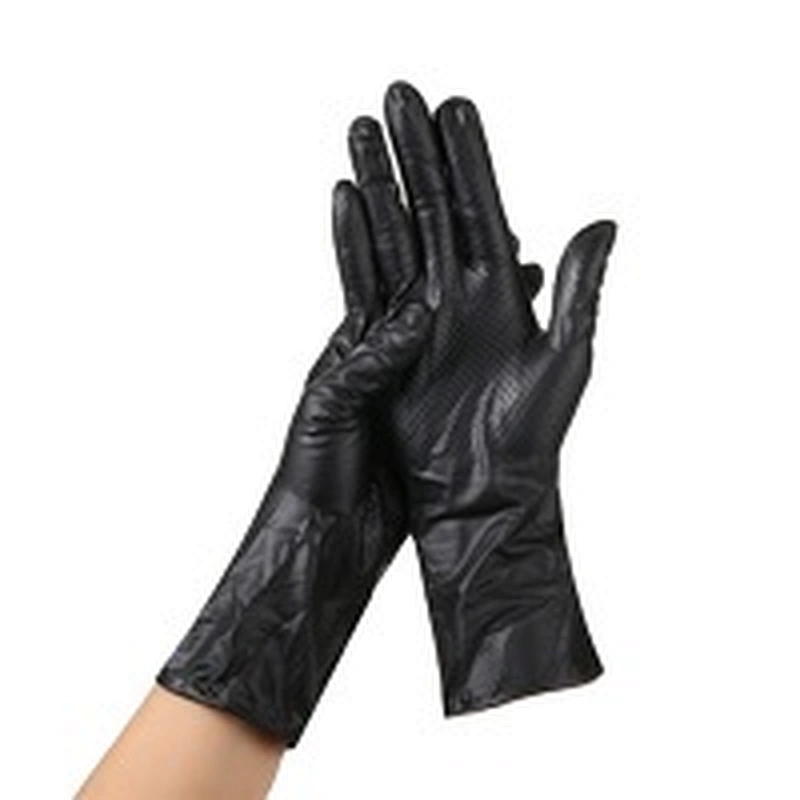 Cheap Black Disposable Nitrile Gloves for women housework