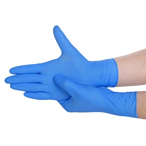 Cheap Beauty Woman Purple Nitrile Exam Gloves Wholesale Powder Free High Quality Water Proof Nitrile Disposable Gloves