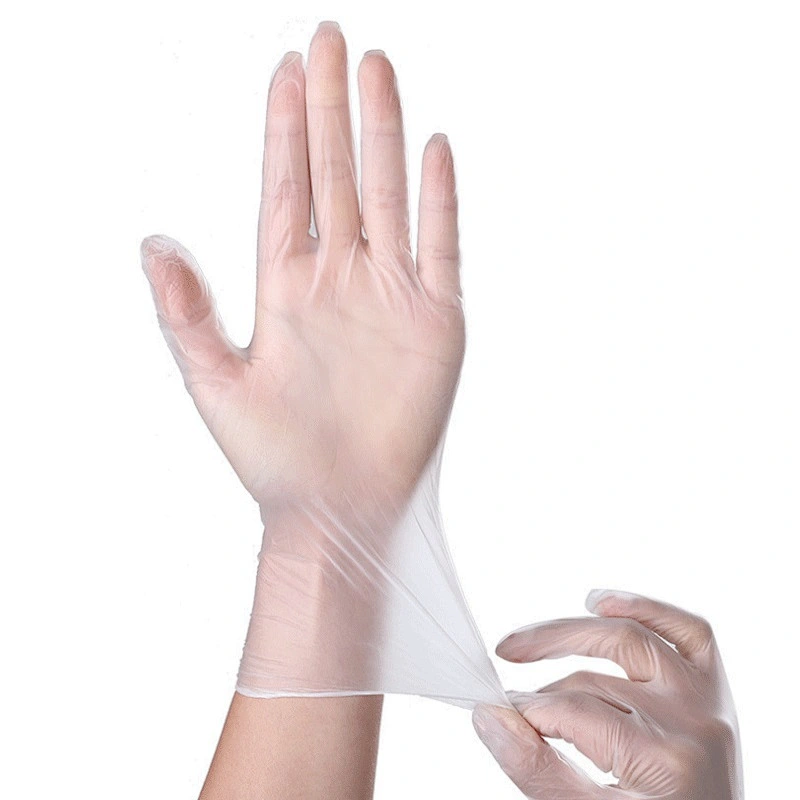 Hot sales disposable chemical PVC gloves   A bargain sale   safety  vinyl glove pvc