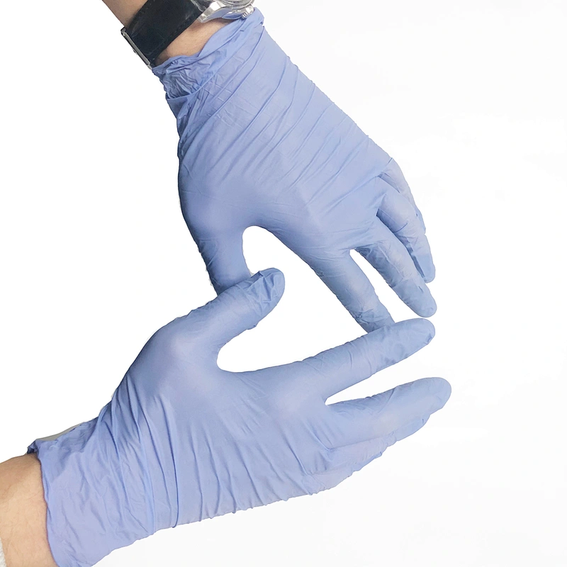multi-purpose disposable purple nitrile gloves wholesale kitchen tattoo work gloves cheap top quality waterproof gloves