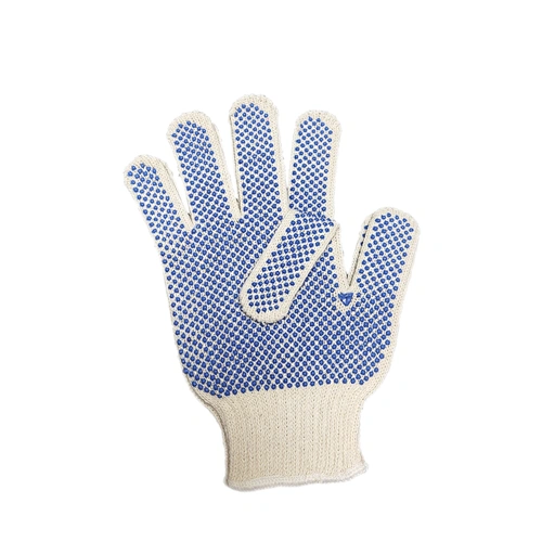 custom anti skip processing type double side hand gloves with pvc dots for normal work