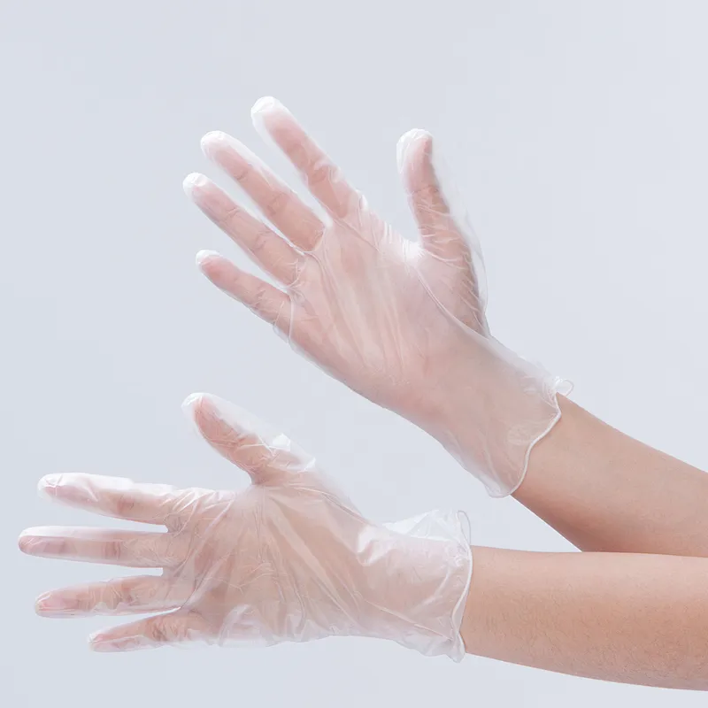Cheap Price Transparent Disposable PVC Clear Hand Gloves Wholesale Powder Free An-ti Vinyl Household Safety Gloves