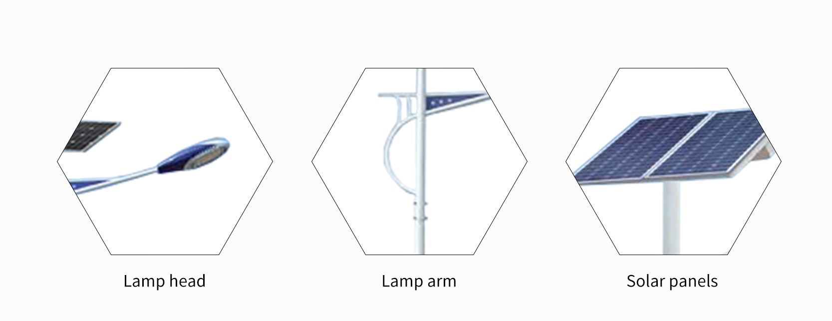 single arm led solar street light manufacturer
