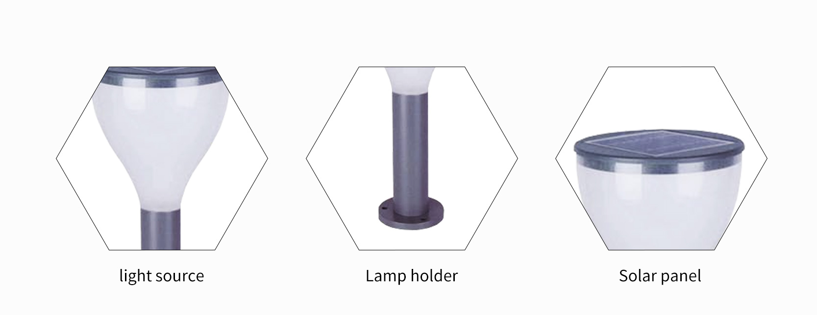 aluminium all in one solar lawn light manufacturer
