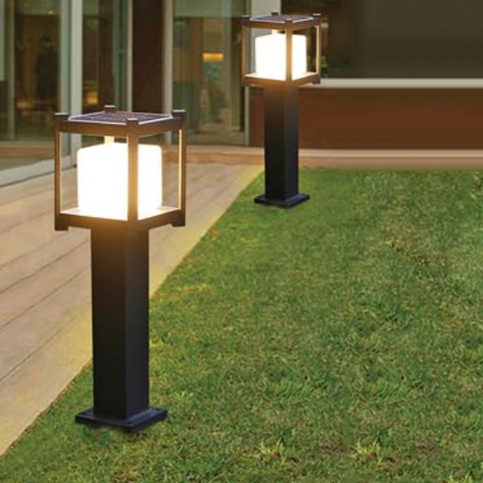 all in one simple solar lawn lamp manufacturer