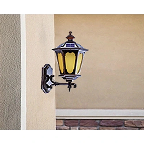 aluminium warm light solar wall light manufacturer
