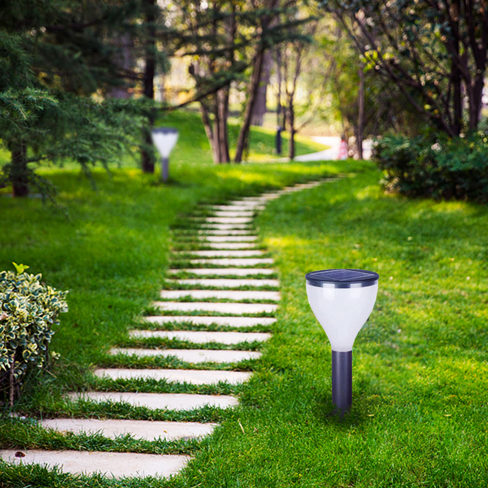 all in one led solar lawn light manufacturer
