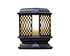 best mesh led solar pillar light supplier