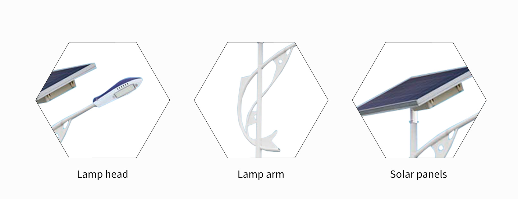 decorative single arm solar led street light manufacturer