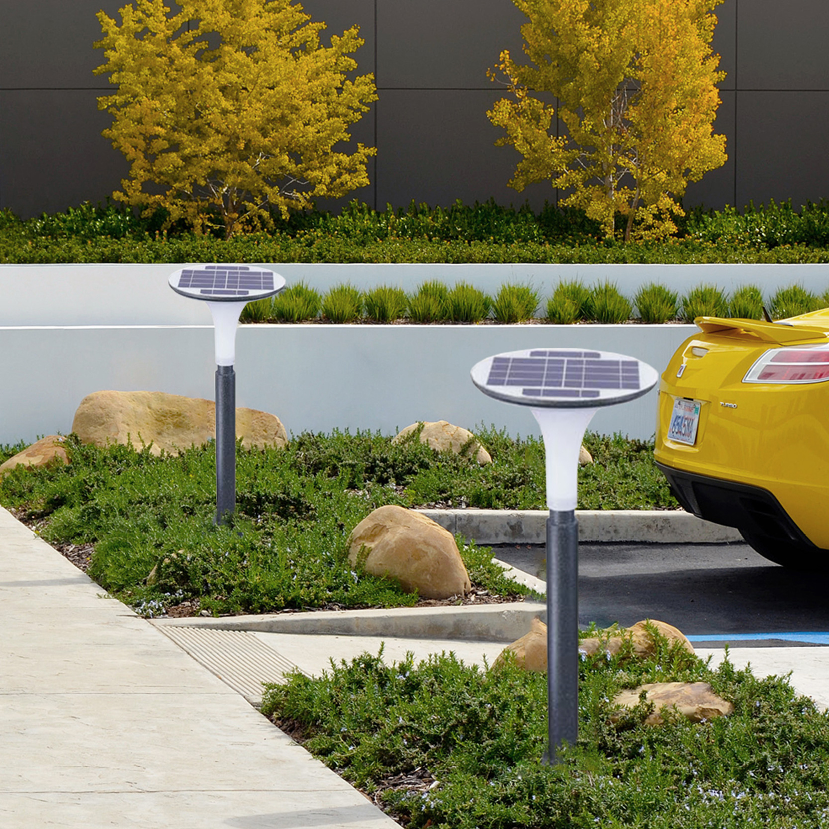 all in one led solar lawn lamps manufacturer