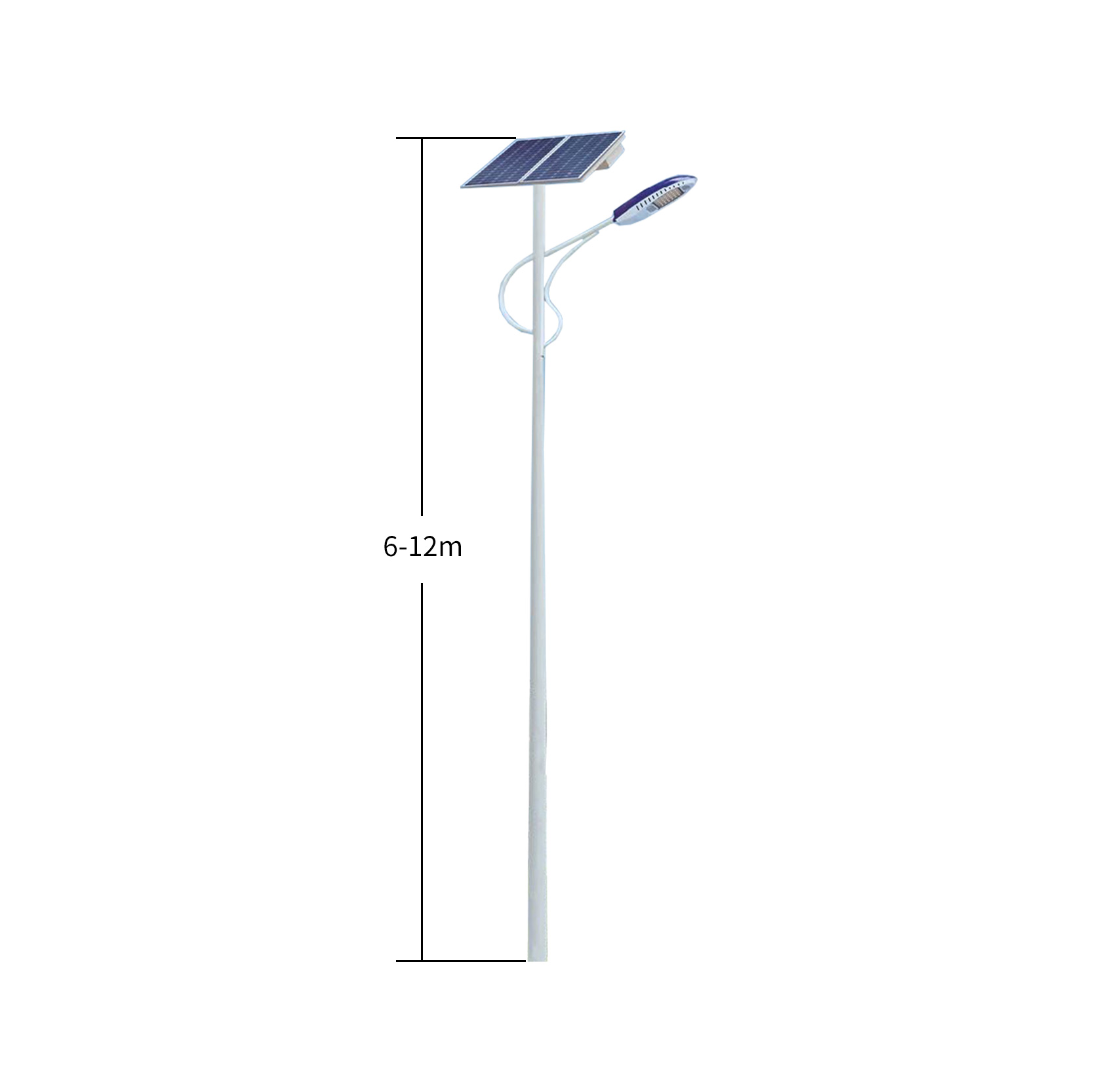 6-12m solar led street light manufacturer