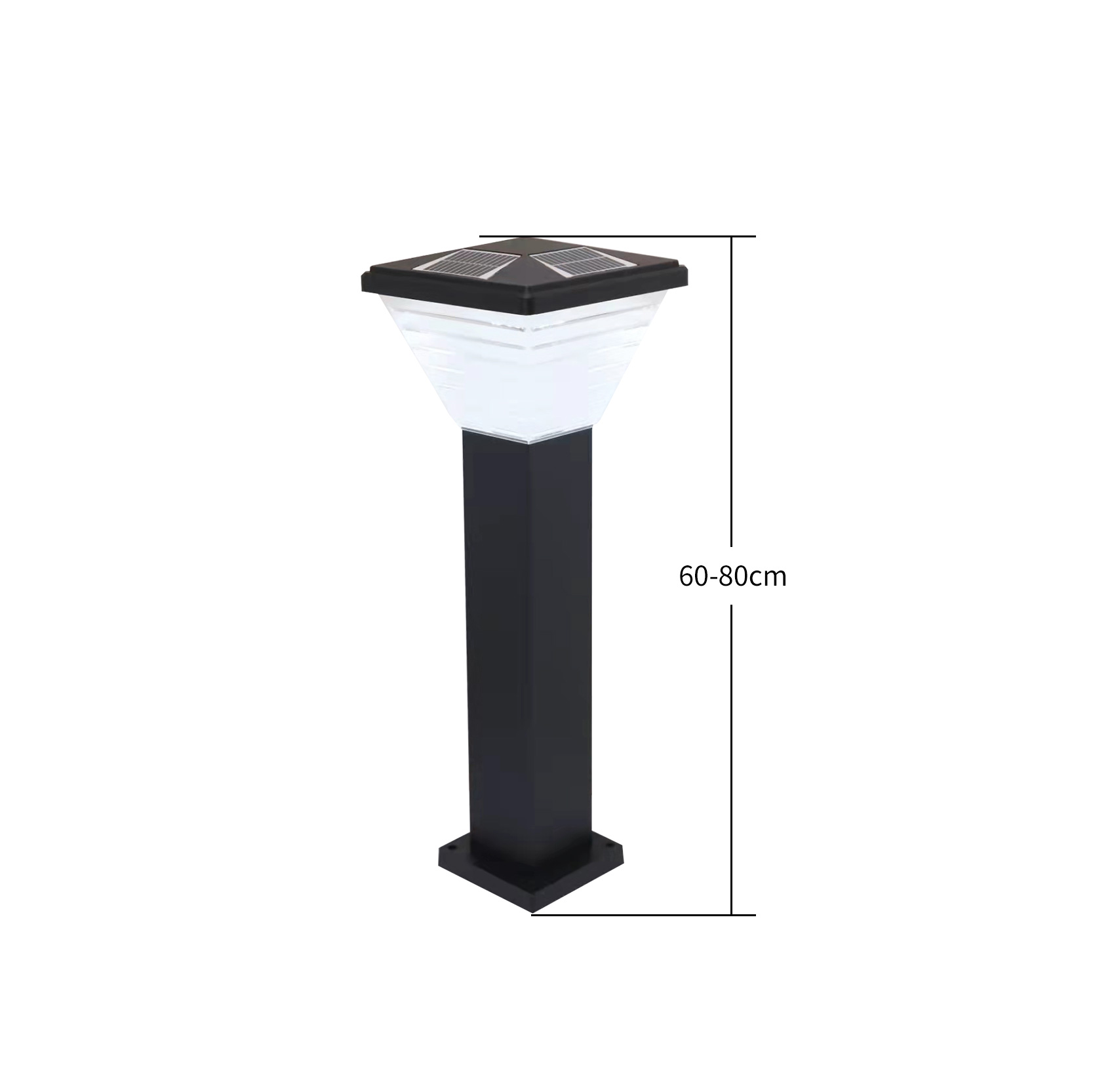 pc diffuser led solar lawn light manufacturer