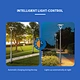 half-moon led all in one solar yard lamp wholesale