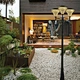 popular european classical led solar garden lamp manufacturer