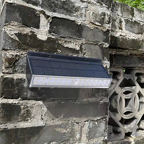 New style aisle sense rectangle led all in one  solar wall lamp