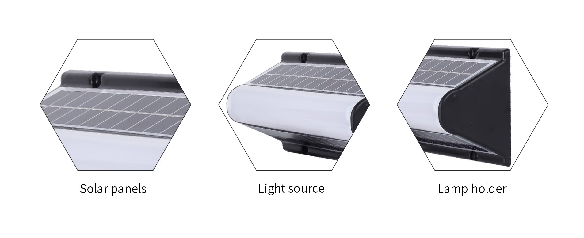 ABS all in one solar wall light manufacturer