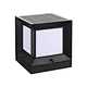 ABS all in one solar square pillar lamp use in garden column manufacturer