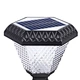 pc diffuser all in one led solar column lamp manufacturer