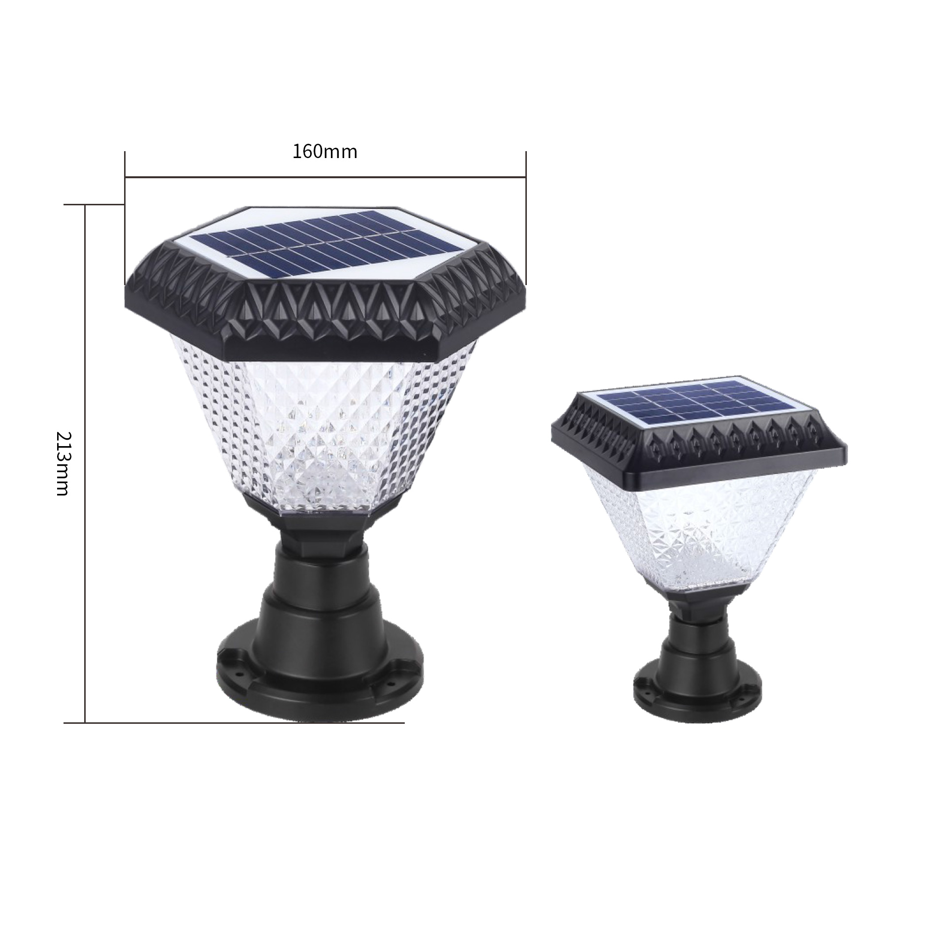 aluminium solar column lamp manufacturer