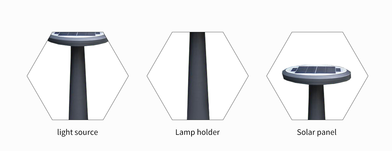 aluminium led solar bollard light manufacturer