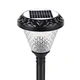 200mm gold diamond pc led solar pin light manufacturer