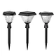 corrugated PC diffuser led solar pin lights use for garden manufaccturer