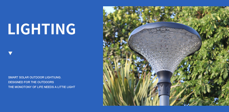 high quality PC diffuser big diamond led solar yard lamp supplier