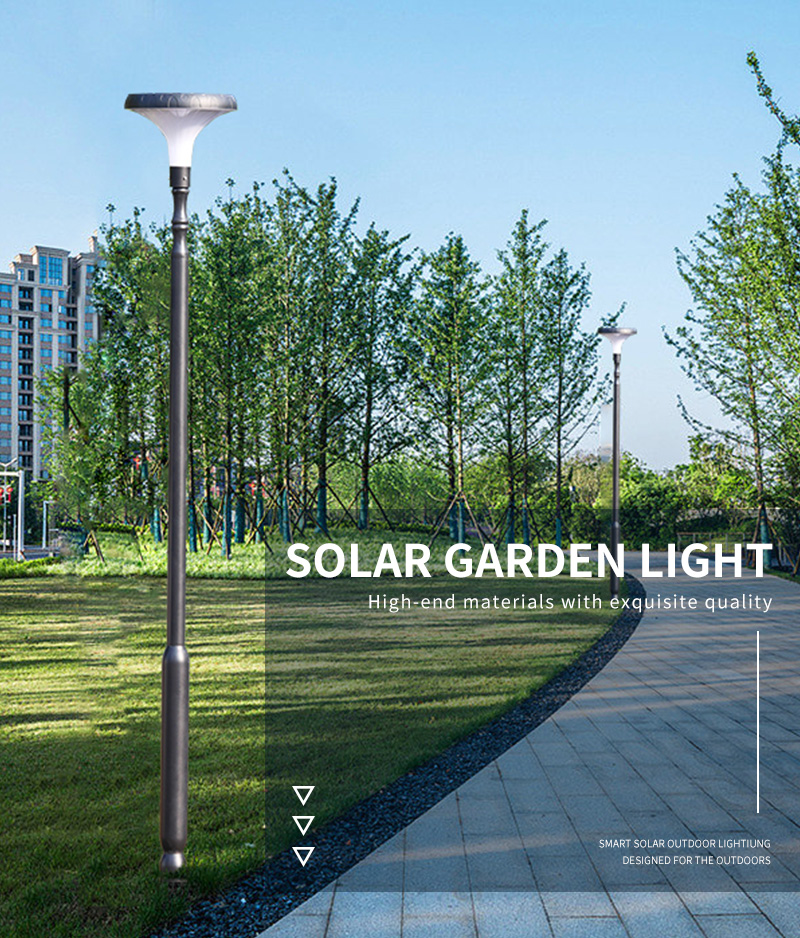 Morning glory led all in one solar urban lamps exporter