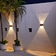 modern seven type ABS led  Solar wall lamp manufacturer