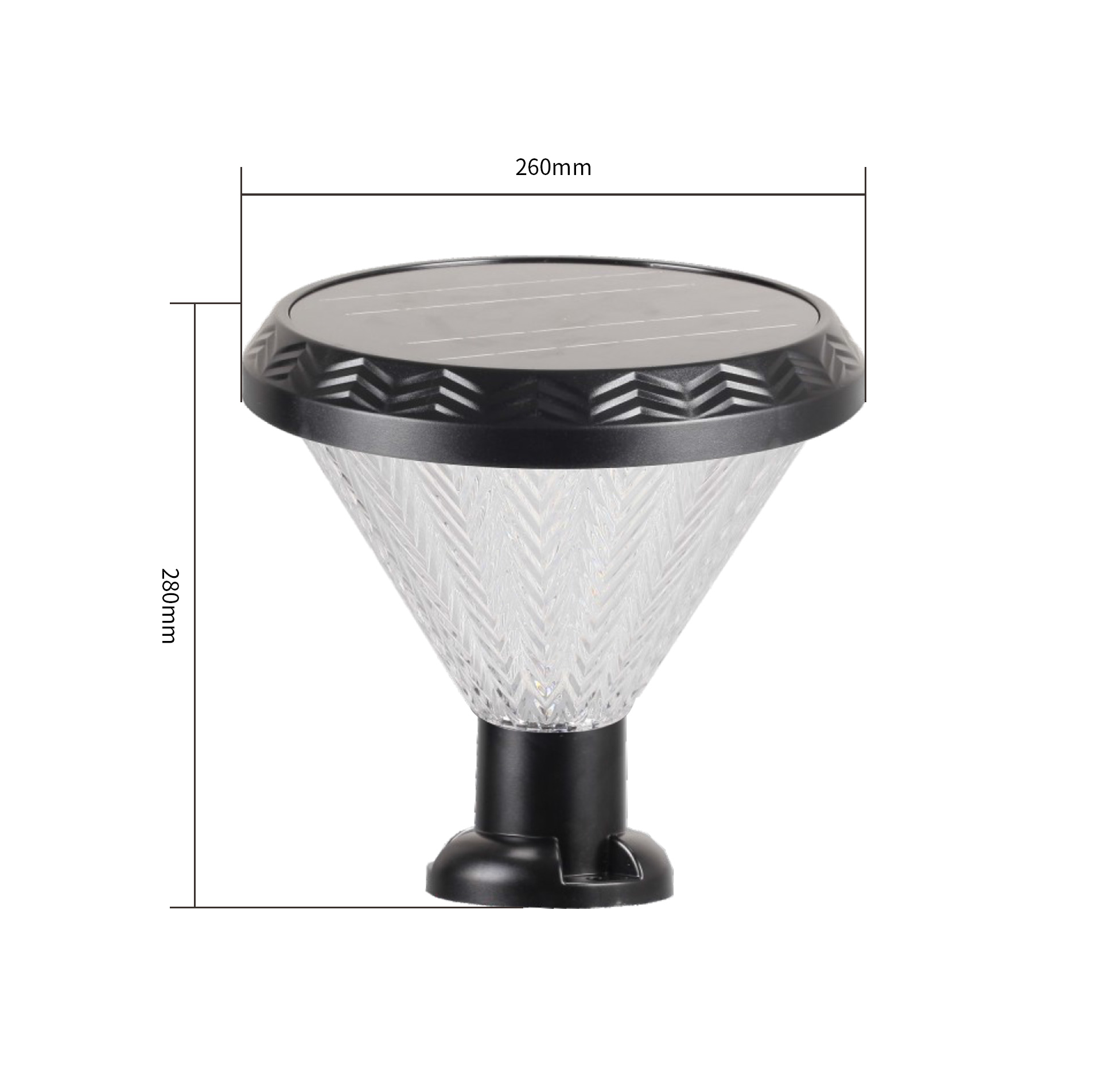 pc solar column lamp manufacturer